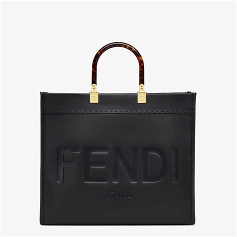 fendi sunshine medium black|fendi sunshine shopper small.